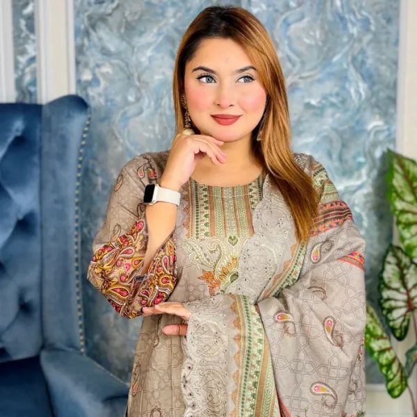 Premium cotton three piece D-25 S